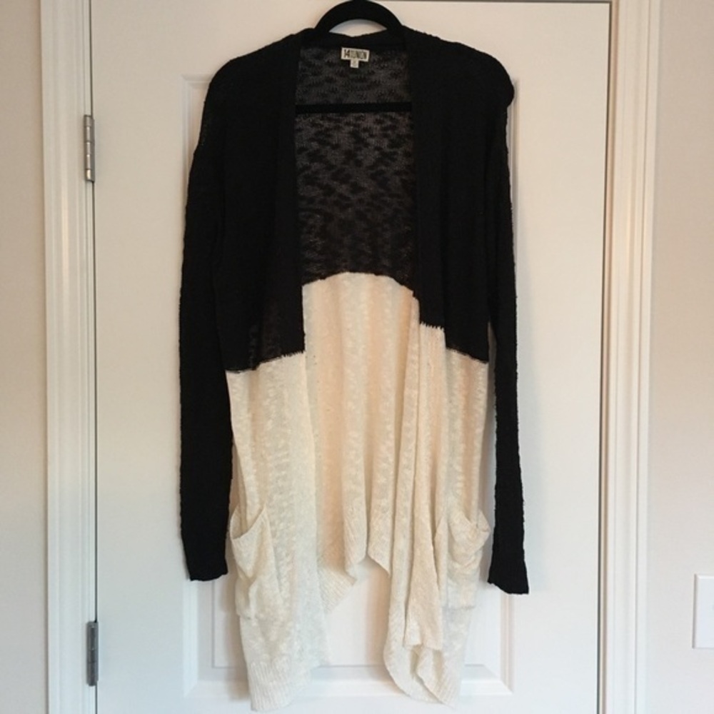 14th and Union colorblock cardigan